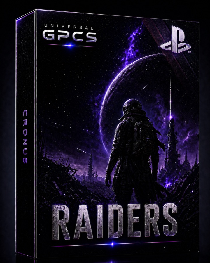 Raiders PlayStation product box