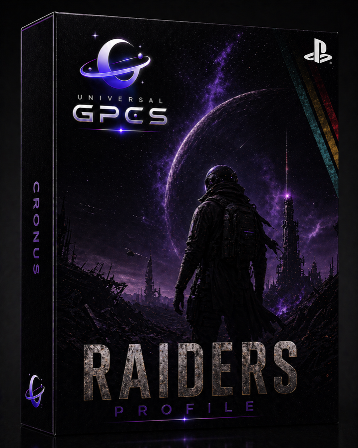 Raiders PlayStation product box