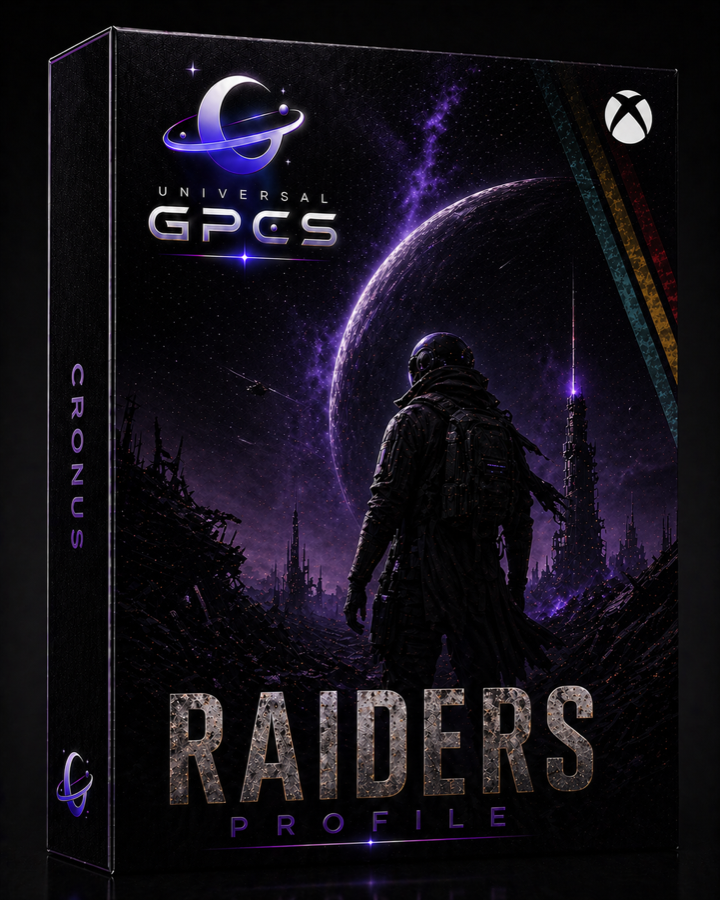 Raiders Xbox product box